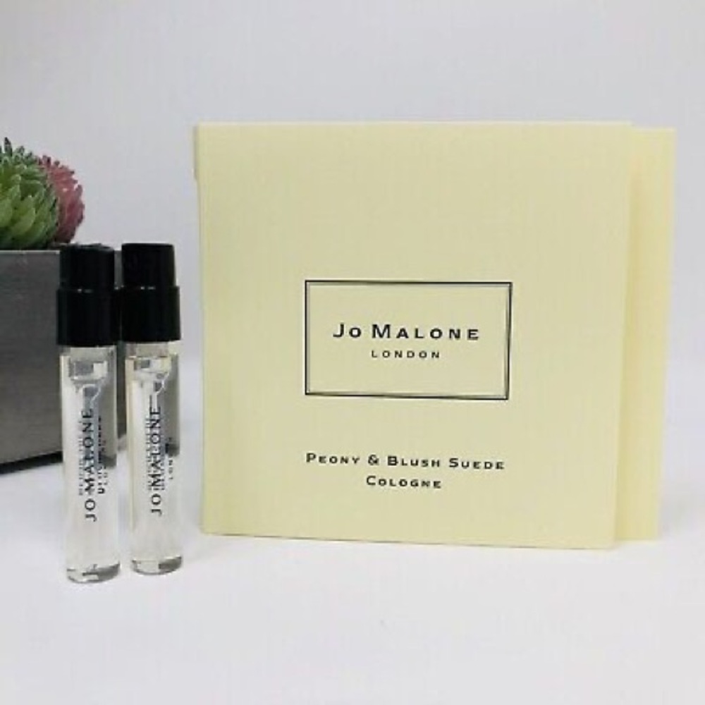 Jo malone peony blush suede x2 travel sample vials NEW unisex